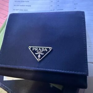 Prada Trifold Snap Wallet